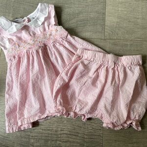 Vintage Cradle Togs Smocked Dress w/bloomers